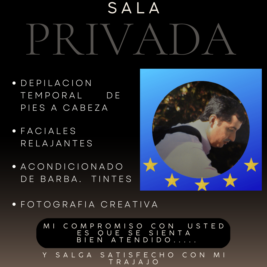 Sala privada depilacion temporal de pies a cabeza, faciales relajantes, Acondicionado de barba y tintes, Fotografía creativa